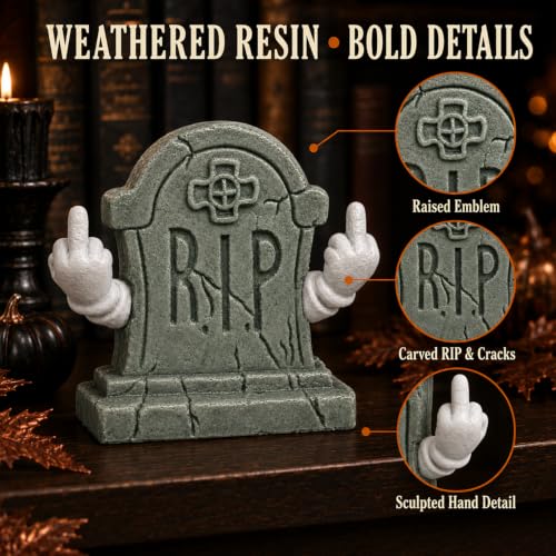 Halloween Tombstone Figurine