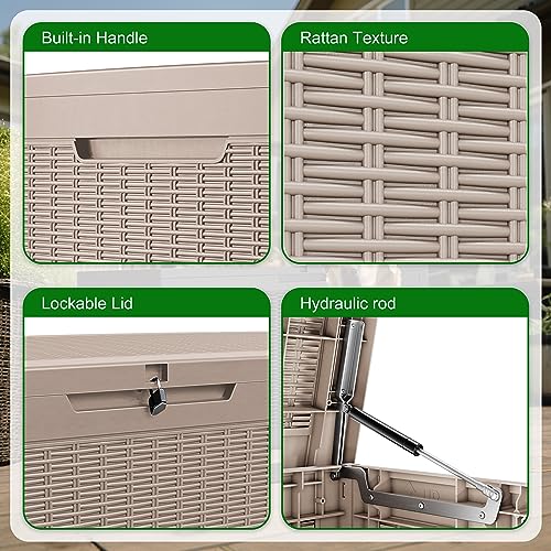 120 Gallon Outdoor Deck Box