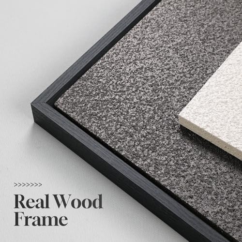 3D Textured Framed Brown and White Abstract Wall Art Set (3 Count)