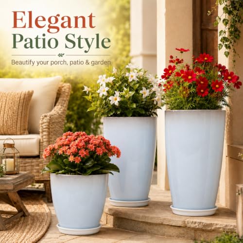 Set of 3 Tall Planter