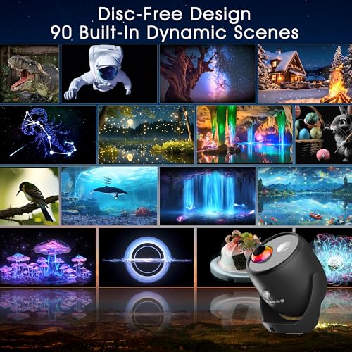3D Galaxy Projector for Bedroom
