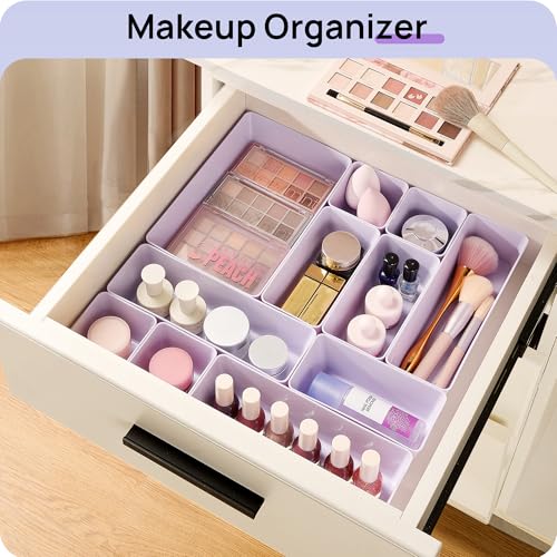 25 Pack Plastic Drawer Organizers with Non (25 Count)