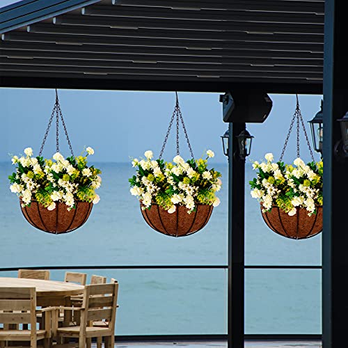 Hanging Planters Basket Outdoor Indoor (4 Count)