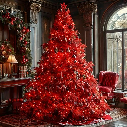 75.8 FT 200 LED Extendable Red Christmas String Lights Indoor Outdoor