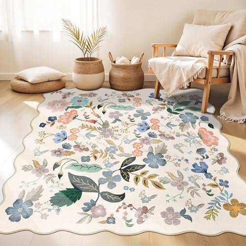 Washable 4x4 Square Area Rug (16 Sq Ft)