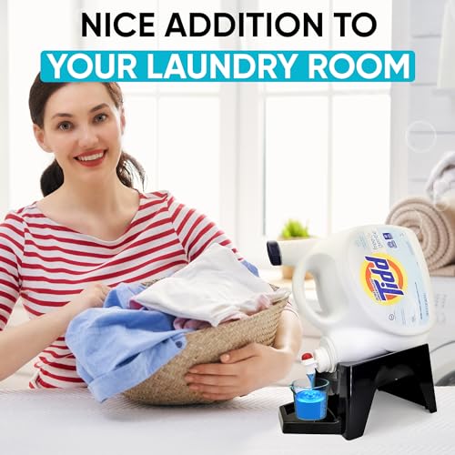 Liquid Laundry Detergent Holder Stand with Drip Tray