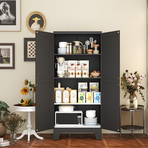 Black Metal Storage Cabinet