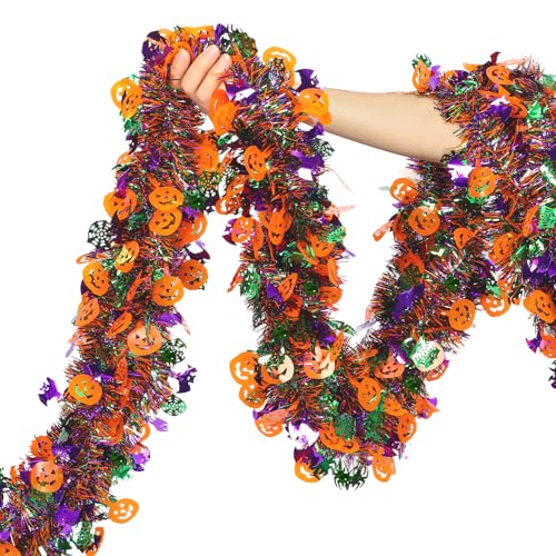50 Ft Halloween Tinsel Garlands (50 Foot)
