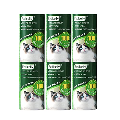 Lint Rollers Pet Hair Extra Sticky Refills (6 Count)