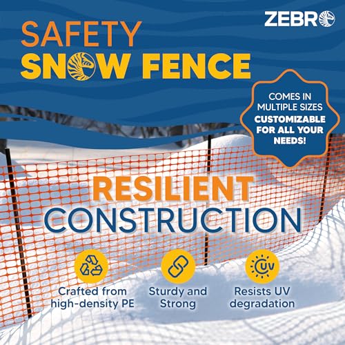 4' x 100' Orange Plastic Garden Fence Roll (200 sq ft sq ft)