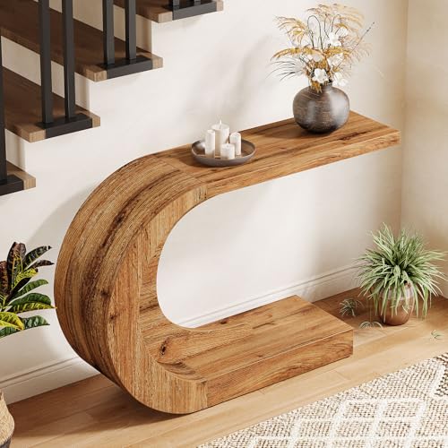 43.3" Mid Century Modern Console Table for Entryway