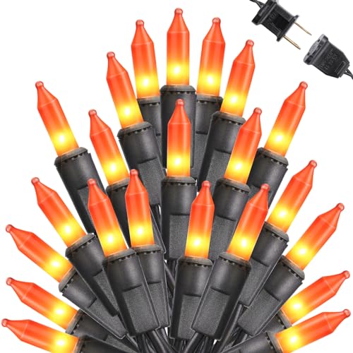 Orange Halloween Lights (75 Foot)