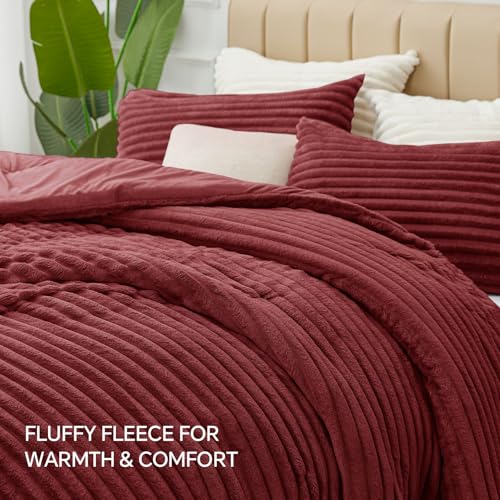 Fleece Full Comforter Set