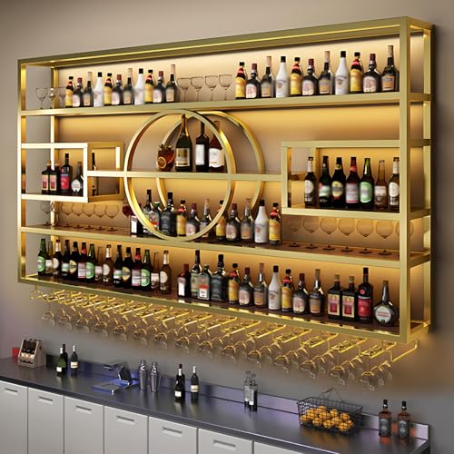 47.2in Large Wall Mounted Wine Rack