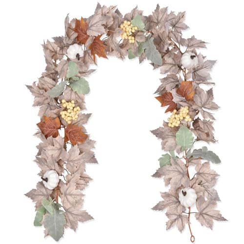 Pumpkin Fall Maple Leaf Garland