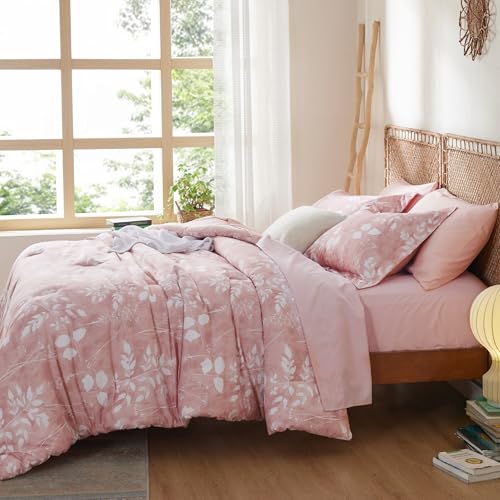 Floral Pink Comforter Set