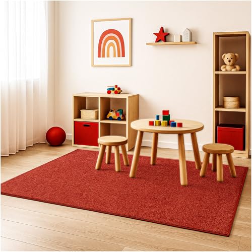 Soft & Colorful 6' x 8' Kids Classroom Area Rug