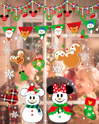 Christmas Window Clings (9 Count)