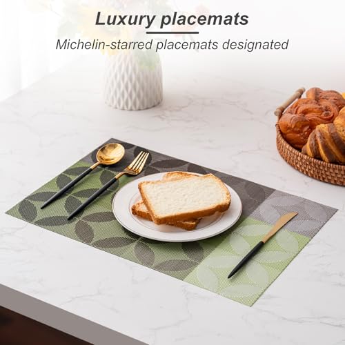 Placemats Set of 6 Washable Indoor (6 Count)