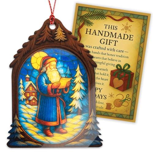 Funny Christmas Santa Ornaments 2025