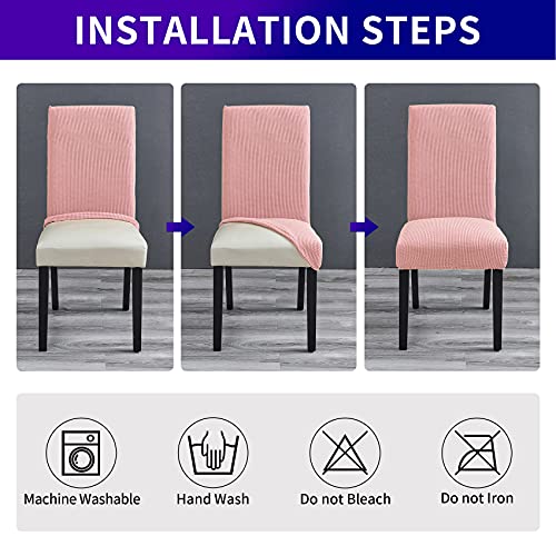 Stretch Chair Covers for Dining Room Set of 4