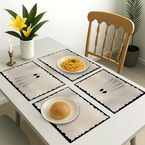 Halloween Ghost Placemats (4 Count)