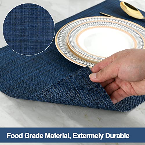 Navy Blue Placemats Set of 4 (4 Count)