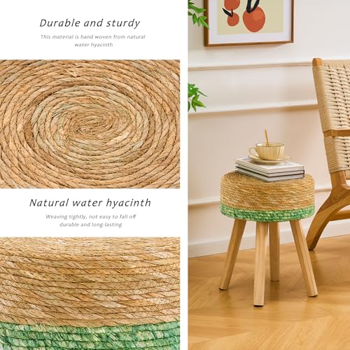 Handwoven Outdoor Ottoman