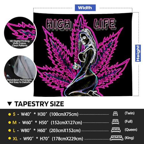 UV Reactive Blacklight Tapestry