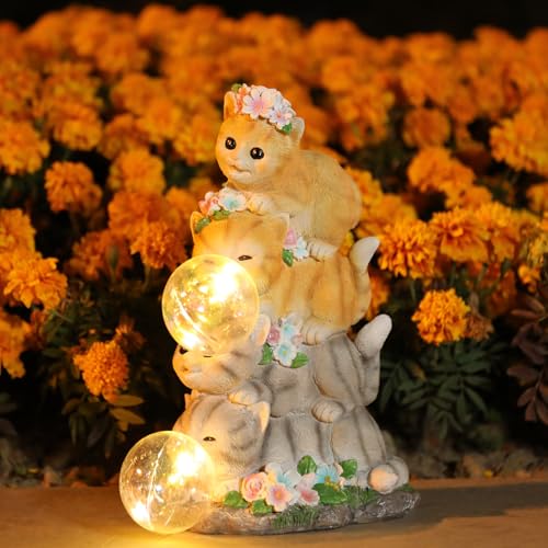 Cat Garden Statue (4 Count)