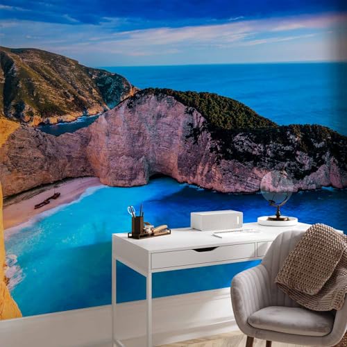 Peel and Stick Wall Mural Peel and Stick Tropical Island 212x98 in