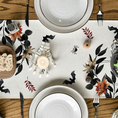 210 GSM Halloween Table Runner Home Party Decor 13x90 Inch (8.04 Sq Ft)