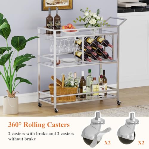 Bar Cart Silver