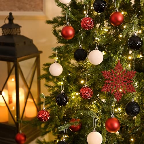 50ct Christmas Tree Decorations Ball Ornaments 2 Inches (50 Count)