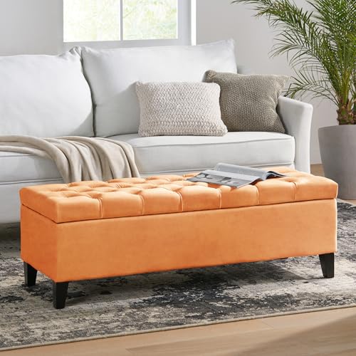Gloust Velvet Storage Ottoman