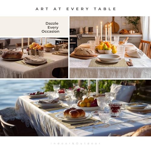 Gold Placemats Set of 6 (6 Count)