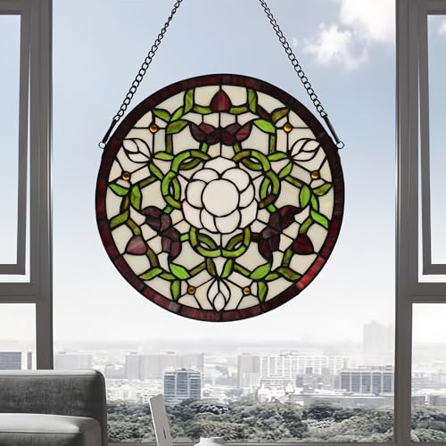 Handcrafted Stained Glass Window Panel