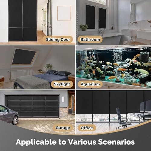 Total Blackout Window Privacy Film (9.56 Sq Ft)
