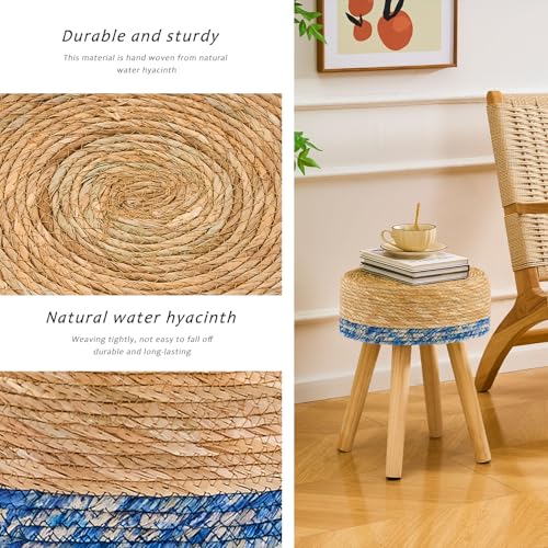 Handwoven Outdoor Ottoman