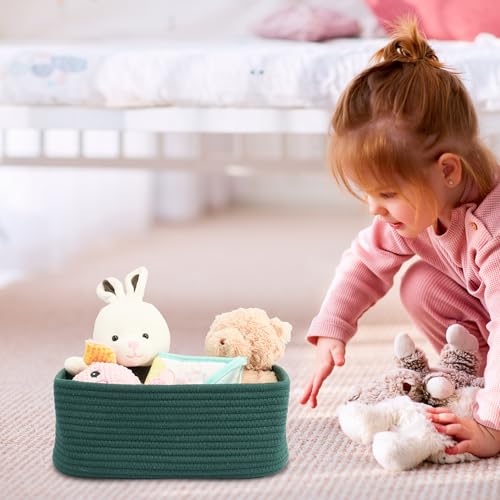 Small Woven Storage Baskets for Shelves (3 Count)