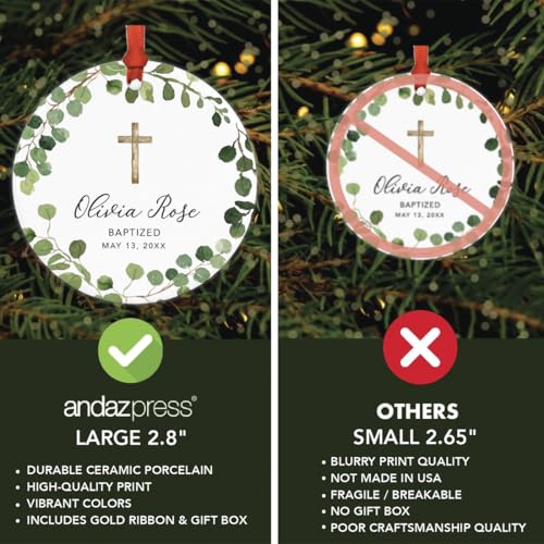 Personalized Baptism Ornament 2026