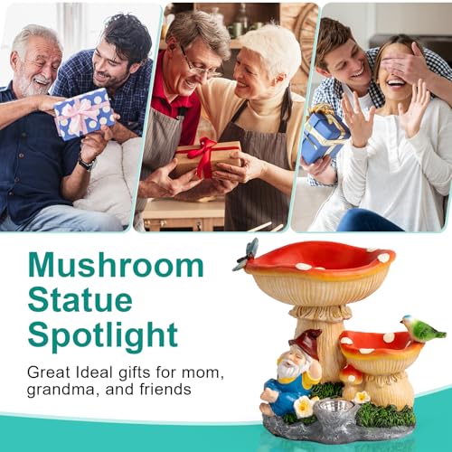 Solar Gnome Statues Figurine Lights