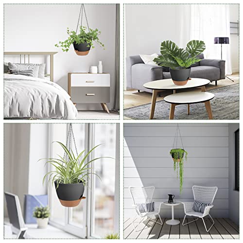 Hanging Planters for Indoor Outdoor Plants (2 Count)