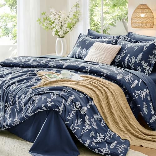Navy Blue Twin Comforter Set