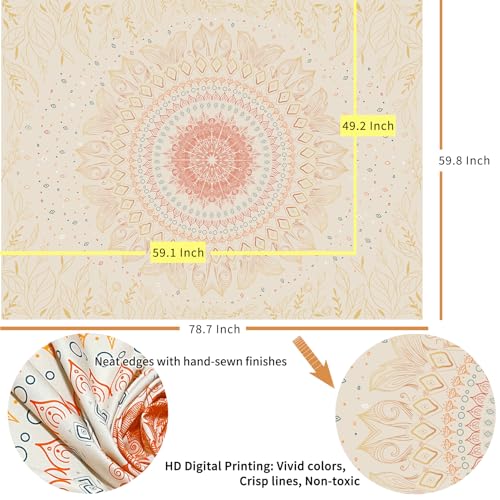 Floral Tapestry Wall Hanging Cute