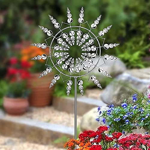 Unique and Magical Metal Windmill
