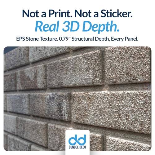 3D Wall Panels Faux Brick (10 Count)