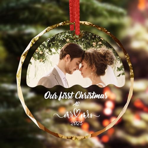 2025 Custom Photo Christmas Ornament