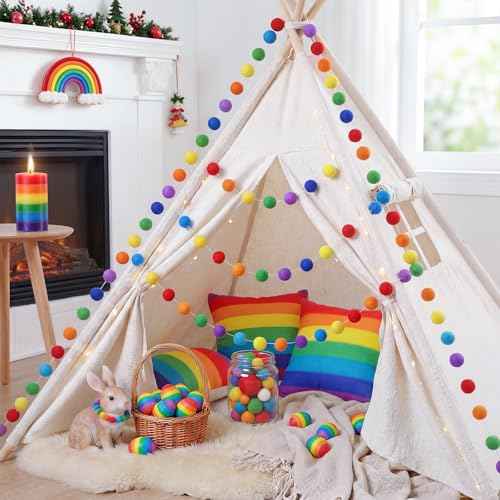 Pom Pom Garland Decorations (2 Count)