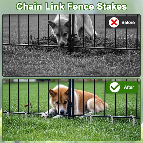 Rebar-Stakes-12-Inch J Hook Galvanized Garden Tent Stakes Heavy Duty (50 Count)